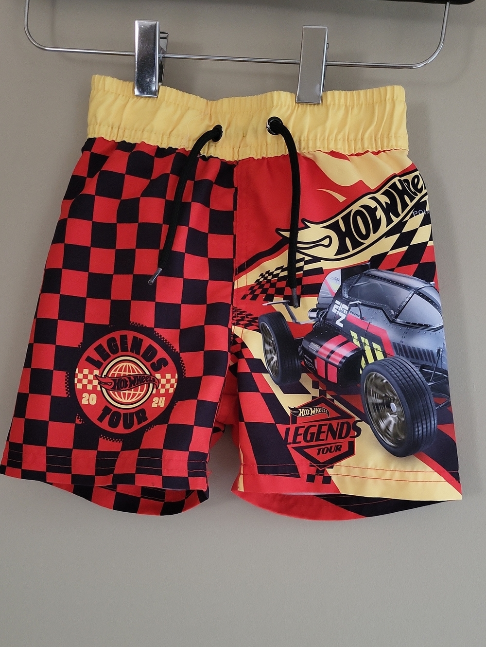 Hot Wheels mesh lined swim trunks